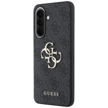 GUESS case for SAMSUNG Galaxy A37 GUHCSA374GMGGR (4G Big Metal Logo) black