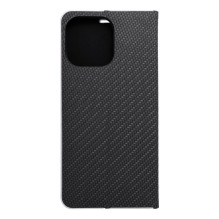 iPhone 16 PRO MAX Luna Book atverčiamas dėklas, juodos spalvos, anglies pluošto iPhone 16 PRO MAX Luna Book atverčiamas dėklas, juodos spalvos, anglies pluošto
