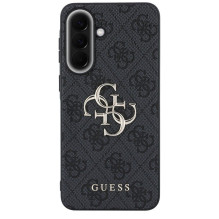 GUESS case for SAMSUNG Galaxy A57 GUHCSA574GMGGR (4G Big Metal Logo) black