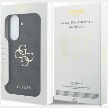GUESS case for SAMSUNG Galaxy A57 GUHCSA574GMGGR (4G Big Metal Logo) black