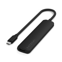 SATECHI adapteris HUB 6in1 Type C ST-P6SK juodas SATECHI adapteris HUB 6in1 Type C ST-P6SK juodas