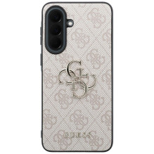 GUESS dėklas, skirtas SAMSUNG Galaxy A37 GUHCSA374GMGPI (4G PU didelis logotipas), rožinis