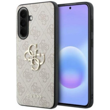 GUESS dėklas, skirtas SAMSUNG Galaxy A57 GUHCSA574GMGPI (4G PU didelis logotipas), rožinis