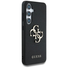 GUESS dėklas, skirtas SAMSUNG S25 GUHCS25SPGT4MBK (PU grūdėtas didelis 4G ir klasikinis logotipas), juodas GUESS dėklas, skirtas SAMSUNG S25 GUHCS25SPGT4MBK (PU grūdėtas didelis 4G ir klasikinis logotipas), juodas