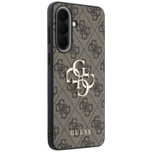 GUESS case for SAMSUNG Galaxy A37 GUHCSA374GMGBR (4G Big Metal Logo) brown