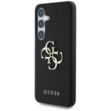 GUESS dėklas, skirtas SAMSUNG S25 GUHCS25SPGT4MBK (PU grūdėtas didelis 4G ir klasikinis logotipas), juodas GUESS dėklas, skirtas SAMSUNG S25 GUHCS25SPGT4MBK (PU grūdėtas didelis 4G ir klasikinis logotipas), juodas