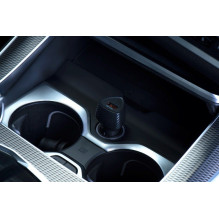 Automobilinis įkroviklis Forcell F-Energy Carbon USB A QC3.0 3A 18W CC50-1A juodas