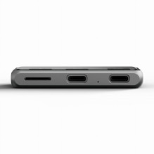 Adapteris ŠAKOTUVAS 3in1 USB C Satechi Mobile XR ST-HXRSDM pilkas
