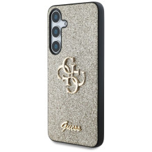GUESS case for SAMSUNG S25 Plus GUHCS25MHG4SGD (Fixed Glitter Big 4G) gold