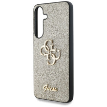 GUESS case for SAMSUNG S25 Plus GUHCS25MHG4SGD (Fixed Glitter Big 4G) gold
