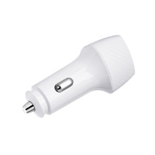 Automobilinis įkroviklis Forcell F-Energy Carbon USB C + USB A QC3.0 PD 3A 38W CC50-1A1C baltas