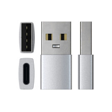 Adapteris USB A / USB C Satechi ST-TAUCS sidabrinis