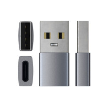 Adapteris USB A / USB C Satechi ST-TAUCM pilkas