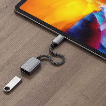 Adapteris USB C į USB A Satechi ST-UCATCM, pilkos spalvos
