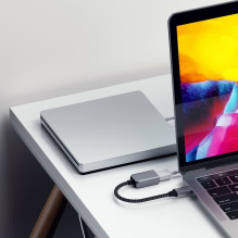 Adapteris USB C į USB A Satechi ST-UCATCM, pilkos spalvos