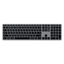 Belaidė QWERTY klaviatūra Satechi Slim X3 ST-BTSX3M pilka