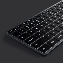 Belaidė QWERTY klaviatūra Satechi Slim X3 ST-BTSX3M pilka