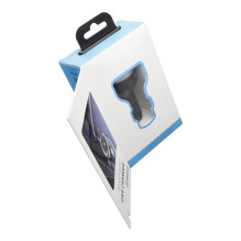 Automobilinis įkroviklis USB A + 2 x C tipo PD QC3.0 3A 191W CC69-2C1A juodas