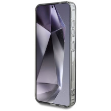 GUESS dėklas SAMSUNG S25 GUHMS25SHFGEREK (magnetinis IML blizgantis apskritimas) juodas