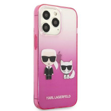 KARL LAGERFELD dėklas, skirtas IPHONE 13 Pro KLHCP13LTGKCP (K Choupette centre), rausvos spalvos KARL LAGERFELD dėklas, skirtas IPHONE 13 Pro KLHCP13LTGKCP (K Choupette centre), rausvos spalvos