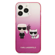 KARL LAGERFELD case for IPHONE 13 Pro KLHCP13LTGKCP (K Choupette Centered) gradpink KARL LAGERFELD case for IPHONE 13 Pro KLHCP13LTGKCP (K Choupette Centered) gradpink