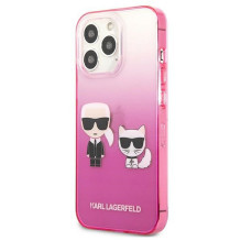 KARL LAGERFELD dėklas, skirtas IPHONE 13 Pro KLHCP13LTGKCP (K Choupette centre), rausvos spalvos KARL LAGERFELD dėklas, skirtas IPHONE 13 Pro KLHCP13LTGKCP (K Choupette centre), rausvos spalvos