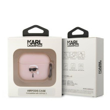 KARL LAGERFELD dėklas, skirtas APPLE Airpods Pro KLAPRUNIKP (3D Sil NFT Karl), rožinis KARL LAGERFELD dėklas, skirtas APPLE Airpods Pro KLAPRUNIKP (3D Sil NFT Karl), rožinis