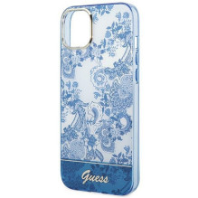 GUESS dėklas, skirtas IPHONE 14 Plus GUHCP14MHGPLHB (IML Electro Cam TDJ), mėlynas