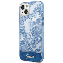 GUESS dėklas, skirtas IPHONE 14 Plus GUHCP14MHGPLHB (IML Electro Cam TDJ), mėlynas
