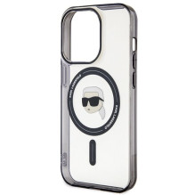 KARL LAGERFELD dėklas IPHONE 15 Pro KLHMP15LHKHNOTK (Karl Head + MAG) skaidrus KARL LAGERFELD dėklas IPHONE 15 Pro KLHMP15LHKHNOTK (Karl Head + MAG) skaidrus