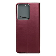 Flip case for Realme 14 5G Smart Magneto burgundy