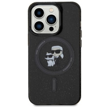 KARL LAGERFELD dėklas, skirtas IPHONE 15 Pro KLHMP15LHGKCNOK (blizgučiai + MAG), juodas KARL LAGERFELD dėklas, skirtas IPHONE 15 Pro KLHMP15LHGKCNOK (blizgučiai + MAG), juodas