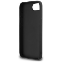 GUESS dėklas, skirtas IPHONE 16e (SE 4 2025) GUHCPSE4HG4SGK (fiksuotas blizgučiais, didelis 4G), juodas