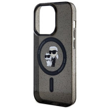 KARL LAGERFELD dėklas, skirtas IPHONE 15 Pro KLHMP15LHGKCNOK (blizgučiai + MAG), juodas KARL LAGERFELD dėklas, skirtas IPHONE 15 Pro KLHMP15LHGKCNOK (blizgučiai + MAG), juodas