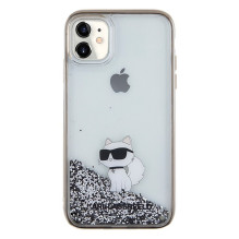 KARL LAGERFELD dėklas, skirtas IPHONE 11 KLHCN61LKCNSK (skystų blizgučių C), skaidrus KARL LAGERFELD dėklas, skirtas IPHONE 11 KLHCN61LKCNSK (skystų blizgučių C), skaidrus