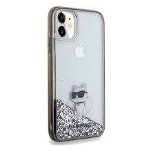 KARL LAGERFELD case for IPHONE 11 KLHCN61LKCNSK (Liquid Glitter C) transparent
