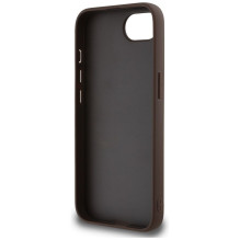 GUESS case for IPHONE 16e (SE 4 2025) GUHCPSE44GMGBR (4G PU Big Logo) brown