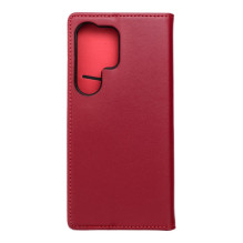 Flip case for Samsung S25 ULTRA Smart Pro Book leather maroon Flip case for Samsung S25 ULTRA Smart Pro Book leather maroon