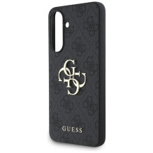 GUESS case for SAMSUNG A56 GUHCSA564GMGGR (4G PU Big Logo) black