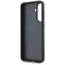 GUESS dėklas SAMSUNG A56 GUHCSA564GMGGR (4G PU didelis logotipas) juodas