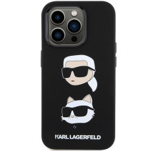KARL LAGERFELD dėklas, skirtas IPHONE 15 Pro KLHCP15LSDHKCNK (silikonas KC), juodas KARL LAGERFELD dėklas, skirtas IPHONE 15 Pro KLHCP15LSDHKCNK (silikonas KC), juodas
