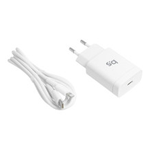 Phone charger Blue Star USB C QC4.0 PD 3A 18W + cable USB C to Lightning TFK-TC-1099C white Phone charger Blue Star USB C QC4.0 PD 3A 18W + cable USB C to Lightning TFK-TC-1099C white