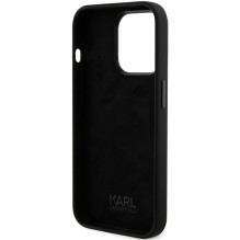 KARL LAGERFELD case for IPHONE 15 Pro KLHCP15LSDHKCNK (Silicone KC) black