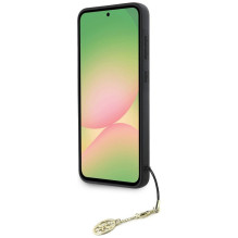 GUESS dėklas SAMSUNG A56 GUHCSA56GF4GBR (PU 4G Charm) rudas