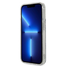 GUESS rinkinys IPHONE 14 Pro, suderinamas su MagSafe GUBPP14LH4EACSB (Rinkinys / Dėklas + Įkroviklis / 4G) aukso ir mėly
