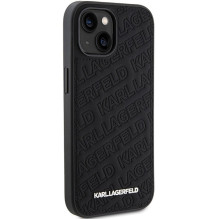 KARL LAGERFELD case for IPHONE 15 KLHCP15SPQKPMK (Quilted Pattern) black KARL LAGERFELD case for IPHONE 15 KLHCP15SPQKPMK (Quilted Pattern) black