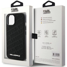 KARL LAGERFELD case for IPHONE 15 KLHCP15SPQKPMK (Quilted Pattern) black KARL LAGERFELD case for IPHONE 15 KLHCP15SPQKPMK (Quilted Pattern) black