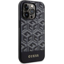 GUESS dėklas, skirtas IPHONE 14 Pro GUHMP14LHGCFSEK (MAG GCUBE), juodas