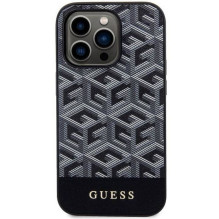 GUESS dėklas, skirtas IPHONE 14 Pro GUHMP14LHGCFSEK (MAG GCUBE), juodas