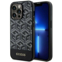 GUESS dėklas, skirtas IPHONE 14 Pro Max GUHMP14XHGCFSEK (MAG GCUBE), juodas